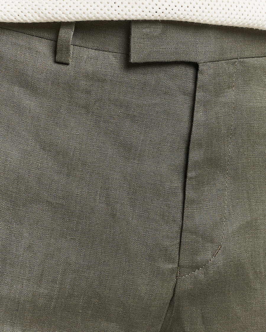 Mies | Shortsit | Tiger of Sweden | Thiago Linen Shorts Thyme