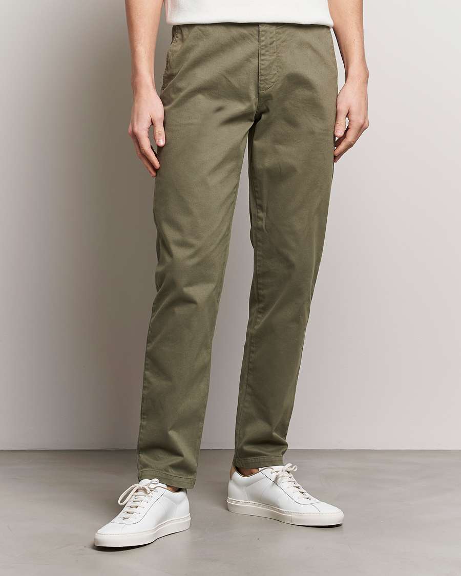 Mies | Housut | Tiger of Sweden | Caidon Cotton Chinos Dusty Green