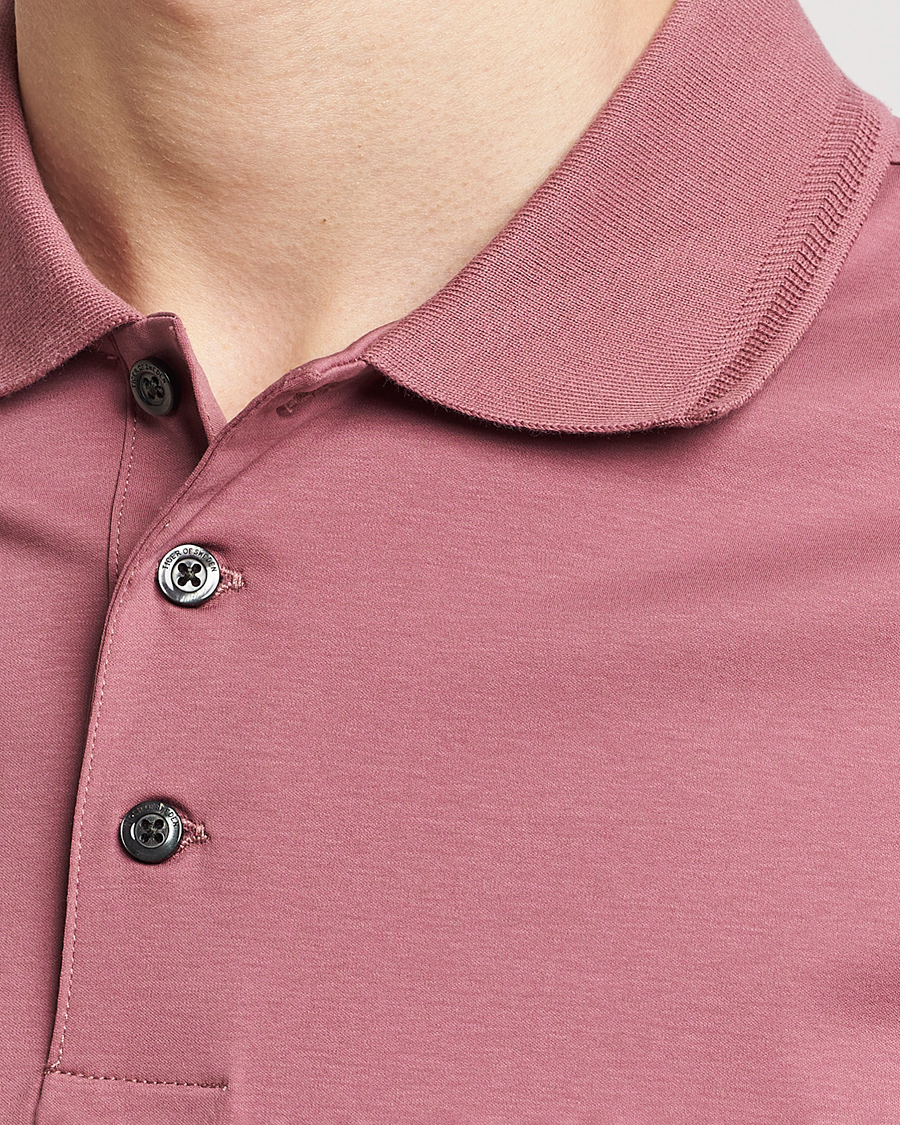 Mies | Pikeet | Tiger of Sweden | Riose Cotton Polo Rose Brown