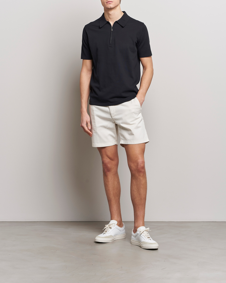Mies | Pikeet | Tiger of Sweden | Orbit Knitted Cotton Polo Dark Sailing