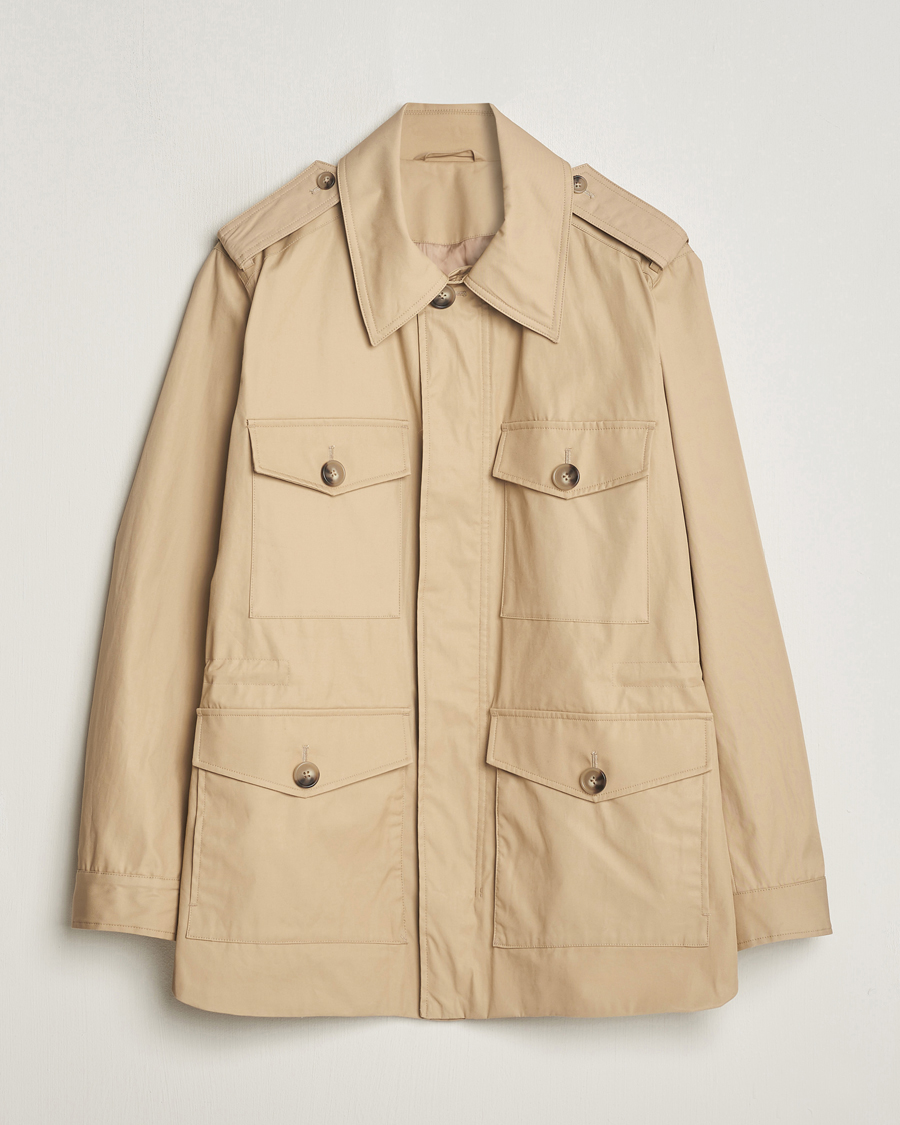 Mies | Takit | Tiger of Sweden | Bendrik Cotton Field Jacket Moon Stone