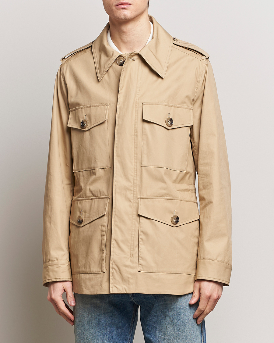 Mies | Tiger of Sweden | Tiger of Sweden | Bendrik Cotton Field Jacket Moon Stone