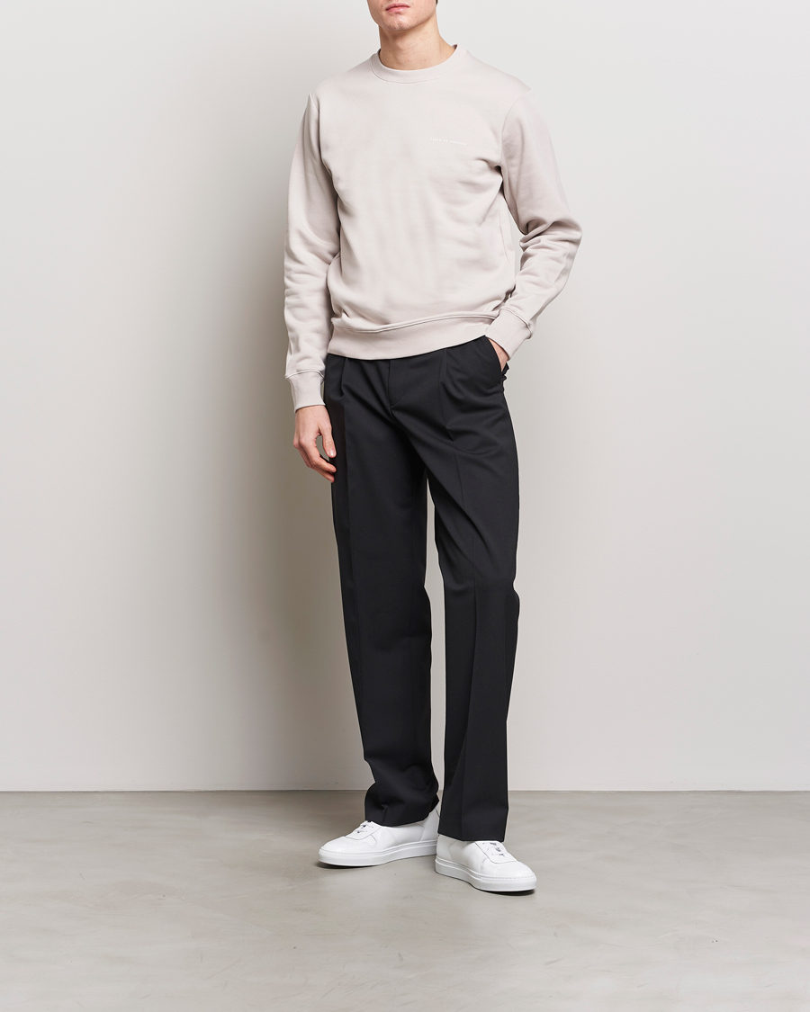 Mies | Puserot | Tiger of Sweden | Emerson Crew Neck Sweatshirt Grey Sand