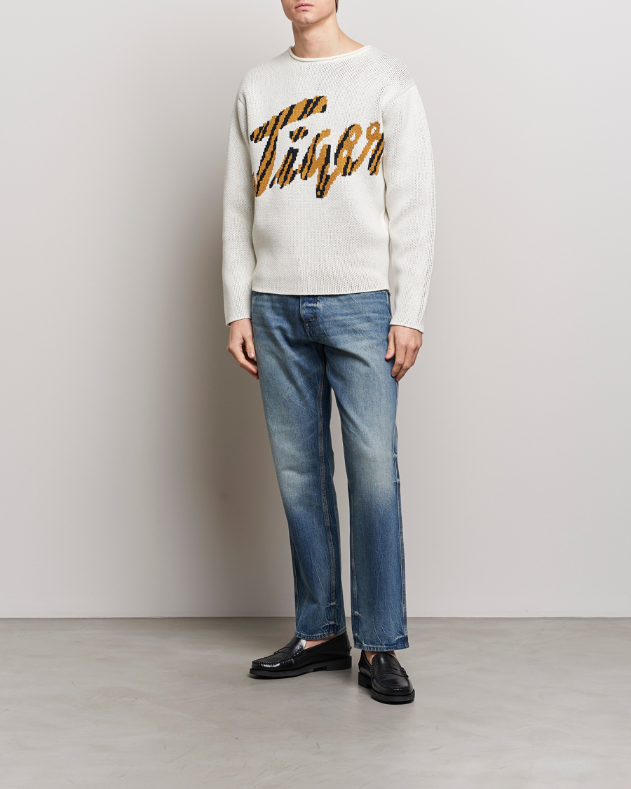 Mies | Puserot | Tiger of Sweden | Bobi Heavy Knitted Sweater Off White
