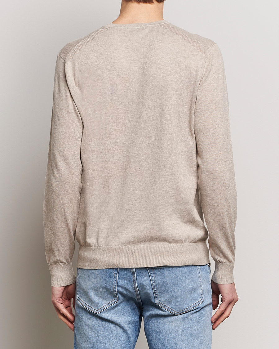 Mies | Puserot | Tiger of Sweden | Michas Cotton/Linen Knitted Sweater Soft Latte