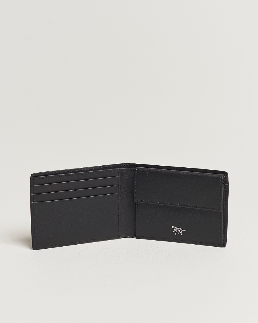 Herr | Vanliga plånböcker | Tiger of Sweden | Wivalius Grained Leather Wallet Black