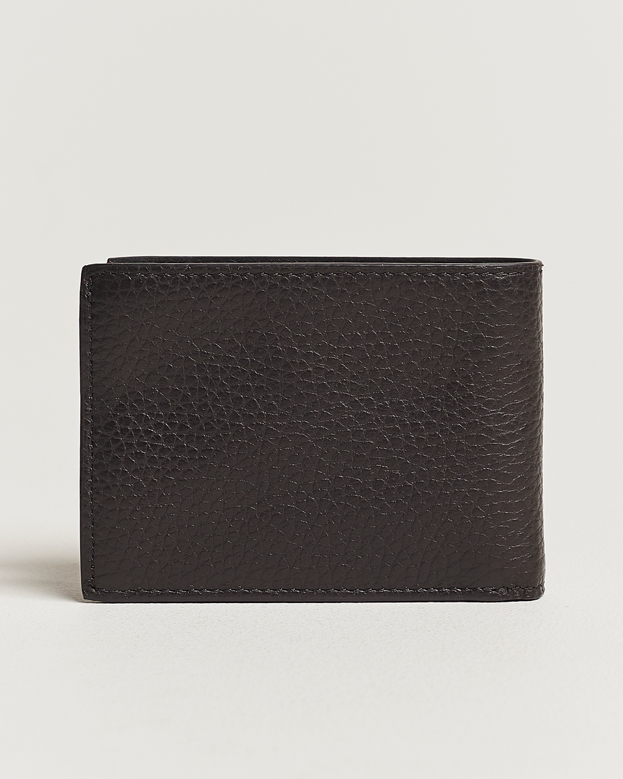 Mies | Tiger of Sweden Wivalius Grained Leather Wallet Dark Brown | Tiger of Sweden | Wivalius Grained Leather Wallet Dark Brown
