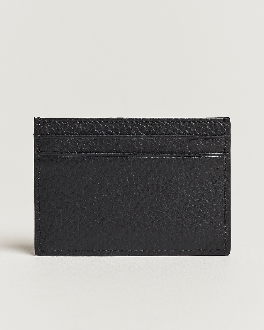 Mies | Korttilompakot | Tiger of Sweden | Wharf Grained Leather Card Holder Black