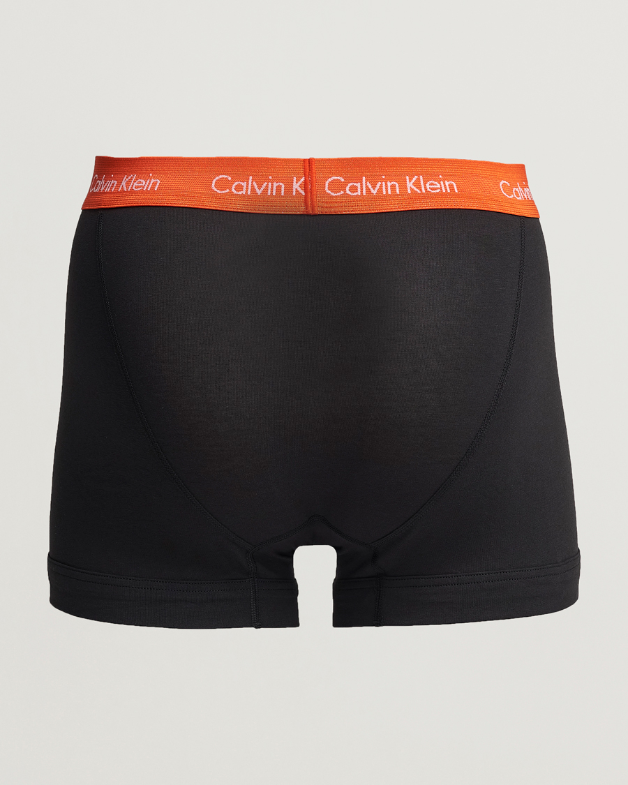 Mies | Alushousut | Calvin Klein | Cotton Stretch Trunk 3-pack Red/Grey/Moss