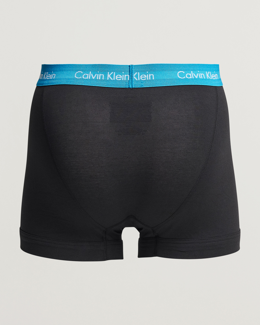 Mies |  | Calvin Klein | Cotton Stretch Trunk 3-pack Blue/Dust Blue/Green