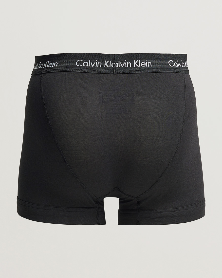 Mies | Alusvaatteet | Calvin Klein | Cotton Stretch Trunk 3-pack Black/Rose/Ocean