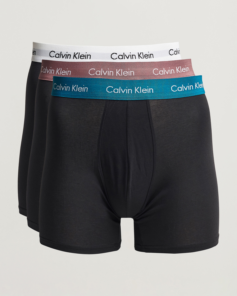 Mies | Alusvaatteet | Calvin Klein | Cotton Stretch 3-Pack Boxer Breif Rose/Ocean/White