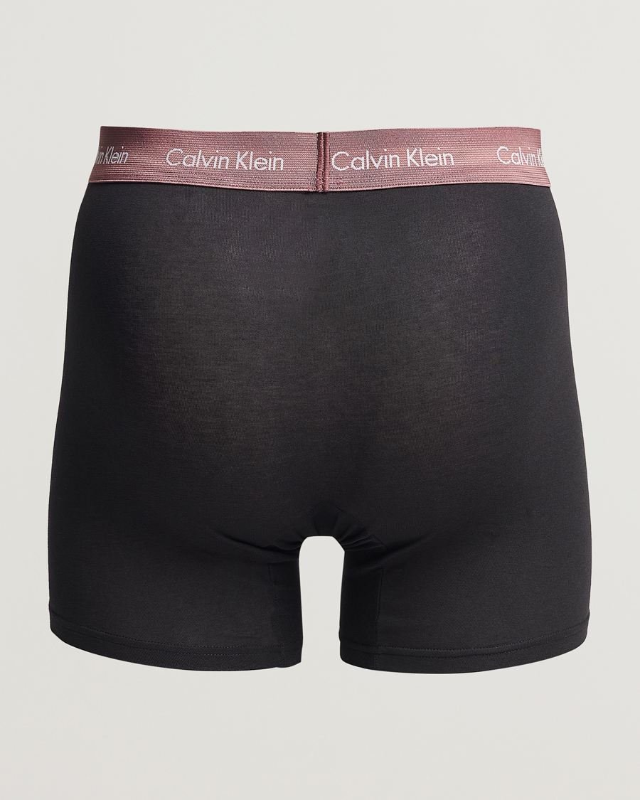 Mies | Alusvaatteet | Calvin Klein | Cotton Stretch 3-Pack Boxer Breif Rose/Ocean/White