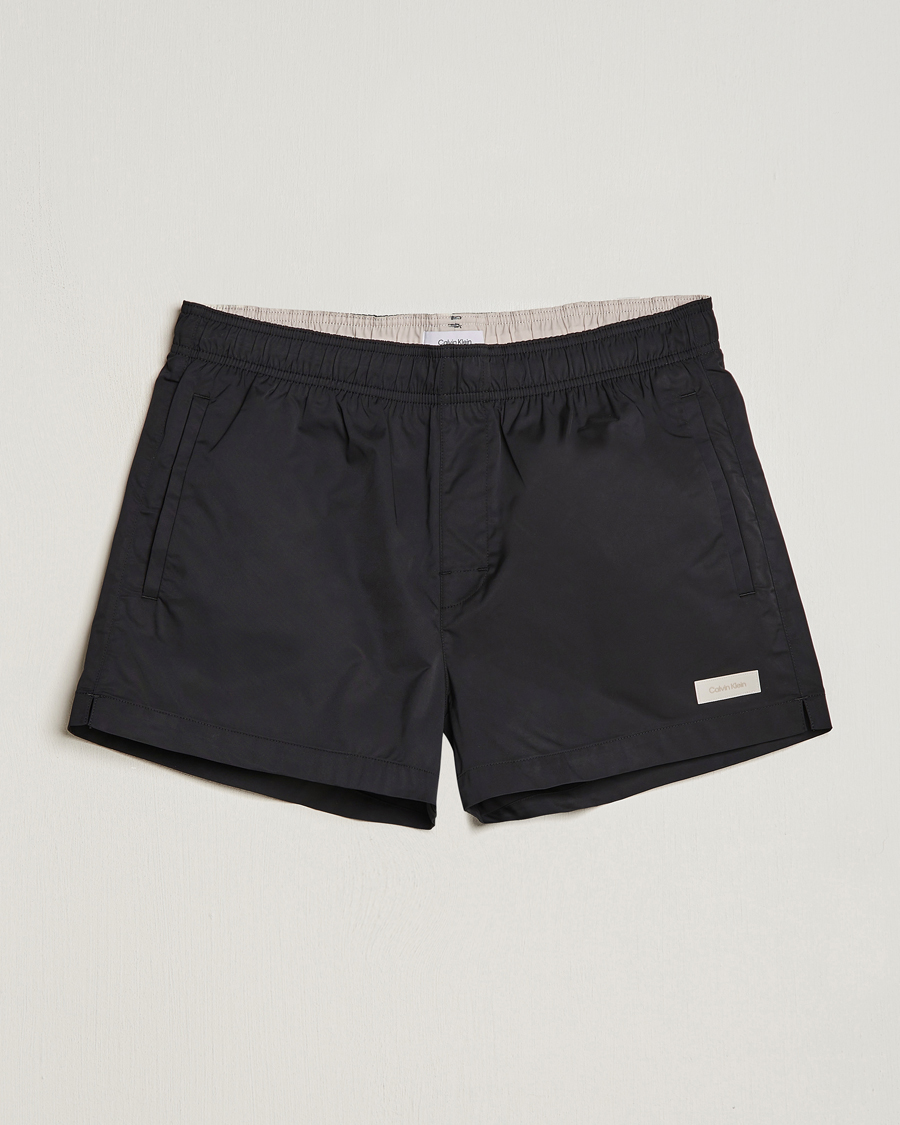 Mies | Uimahousut | Calvin Klein | Logo Drawstring Swimshorts Black