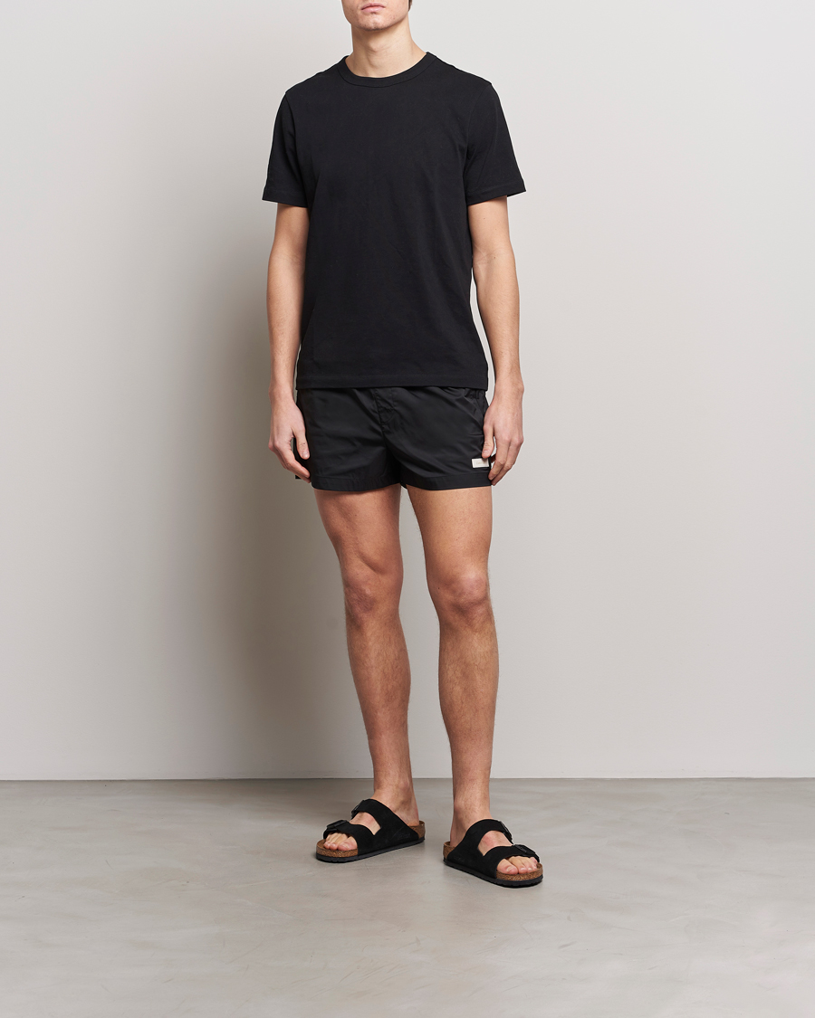 Mies | Uimahousut | Calvin Klein | Logo Drawstring Swimshorts Black