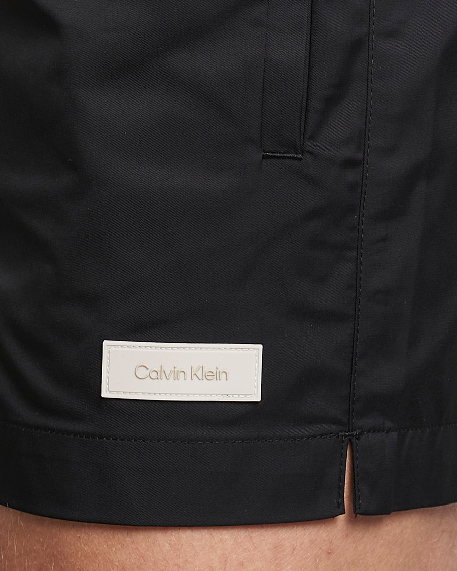 Mies | Uimahousut | Calvin Klein | Logo Drawstring Swimshorts Black