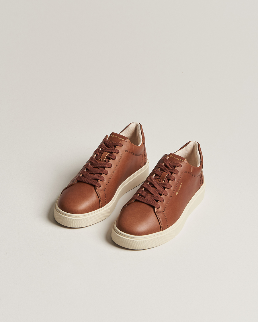 Mies | Tennarit | GANT | Mc Julien Leather Sneaker Cognac