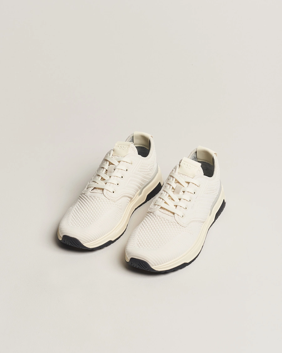 Mies | Valkoiset tennarit | GANT | Jeuton Mesh Sneaker Off White