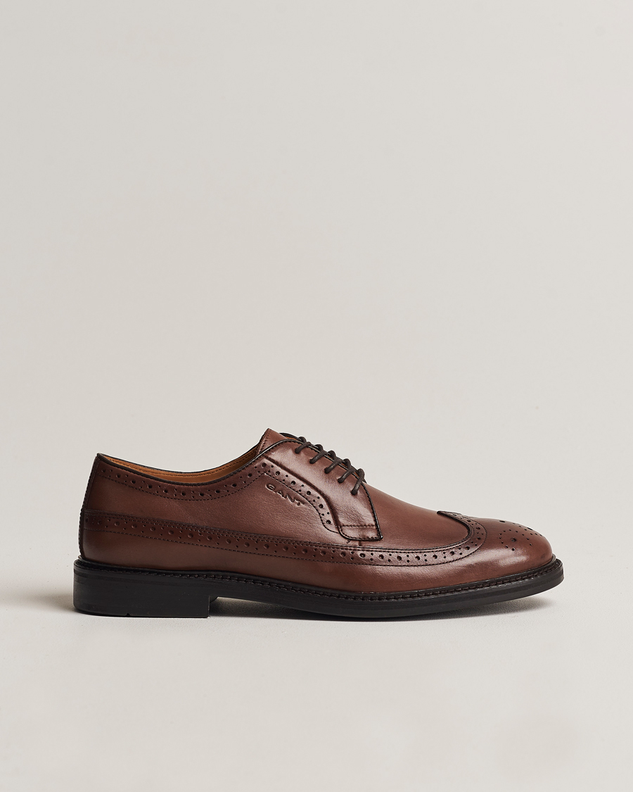 Mies | GANT Bidford Leather Brogues Cognac | GANT | Bidford Leather Brogues Cognac