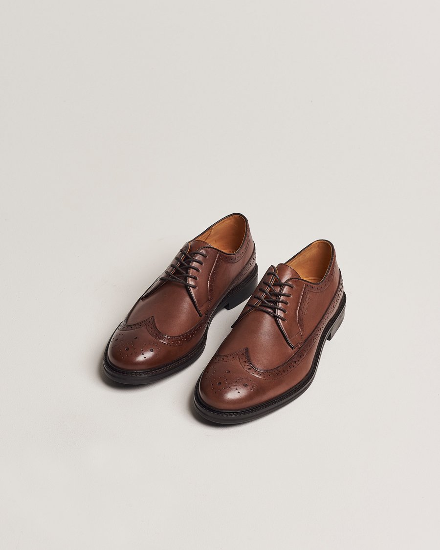Mies | GANT Bidford Leather Brogues Cognac | GANT | Bidford Leather Brogues Cognac