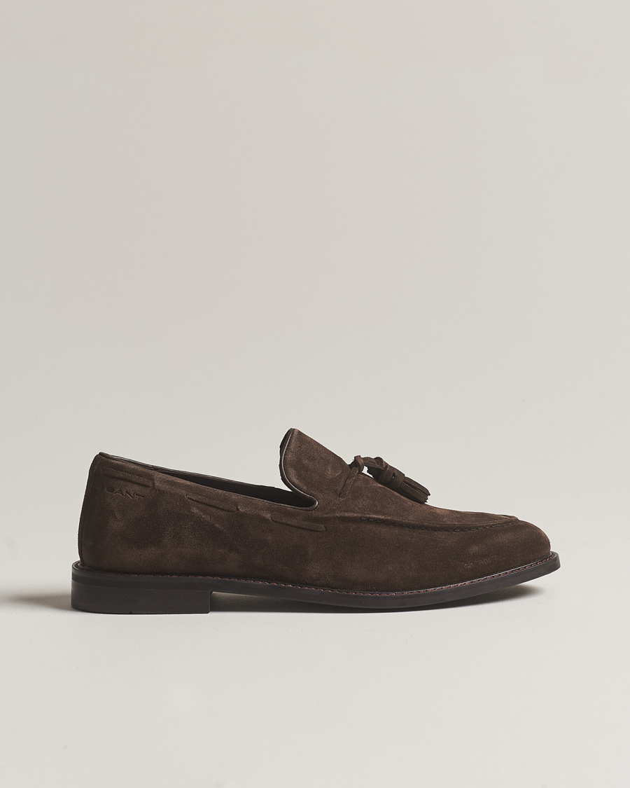Mies | GANT Lozham Suede Tassle Loafer Coffee Brown | GANT | Lozham Suede Tassle Loafer Coffee Brown