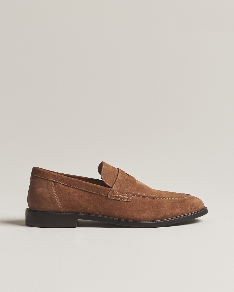 Mies | GANT Lozham Suede Loafer Cognac | GANT | Lozham Suede Loafer Cognac