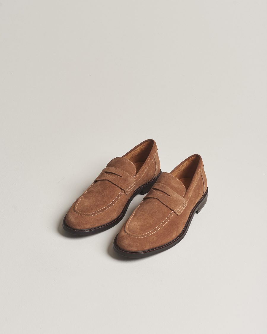 Mies | GANT Lozham Suede Loafer Cognac | GANT | Lozham Suede Loafer Cognac