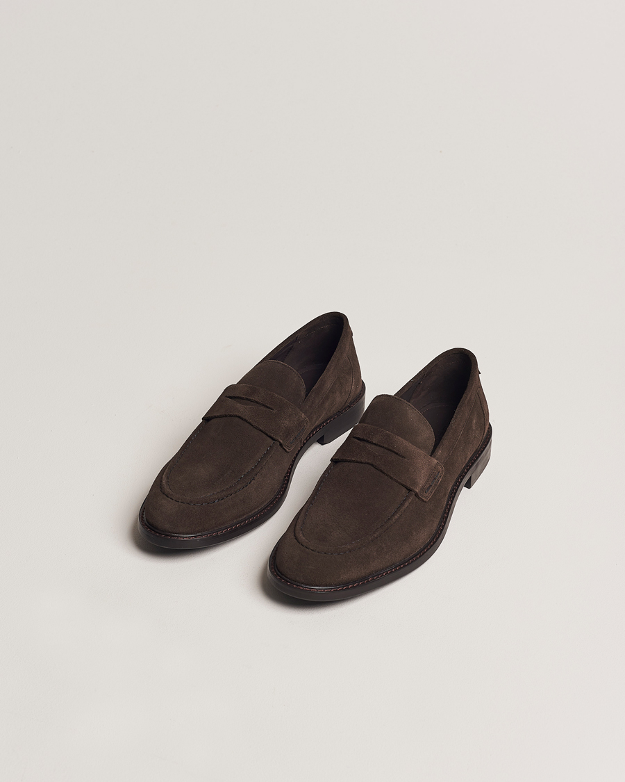 Mies | Loaferit | GANT | Lozham Suede Loafer Coffee Brown