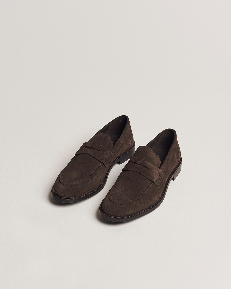 Mies | GANT Lozham Suede Loafer Coffee Brown | GANT | Lozham Suede Loafer Coffee Brown