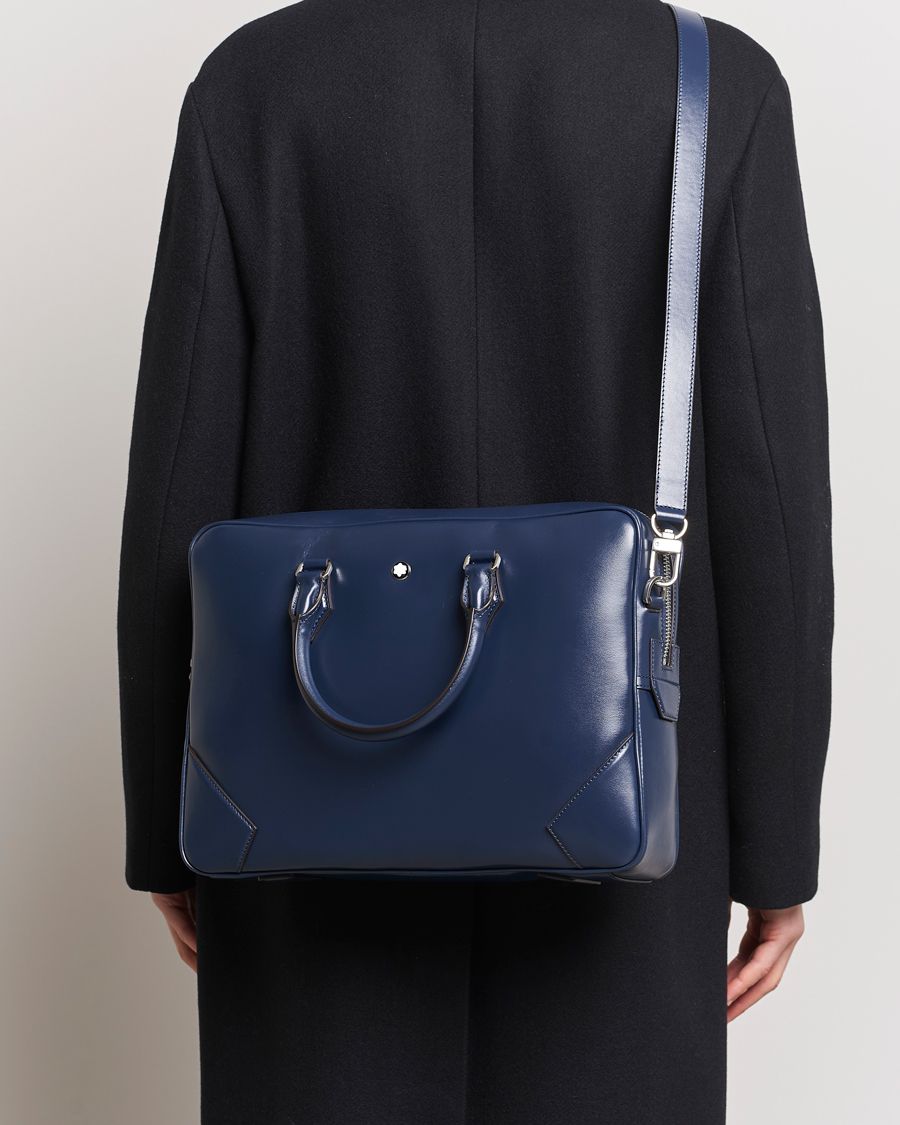 Mies | Montblanc Meisterstück Document Case Ink Blue | Montblanc | Meisterstück Document Case Ink Blue