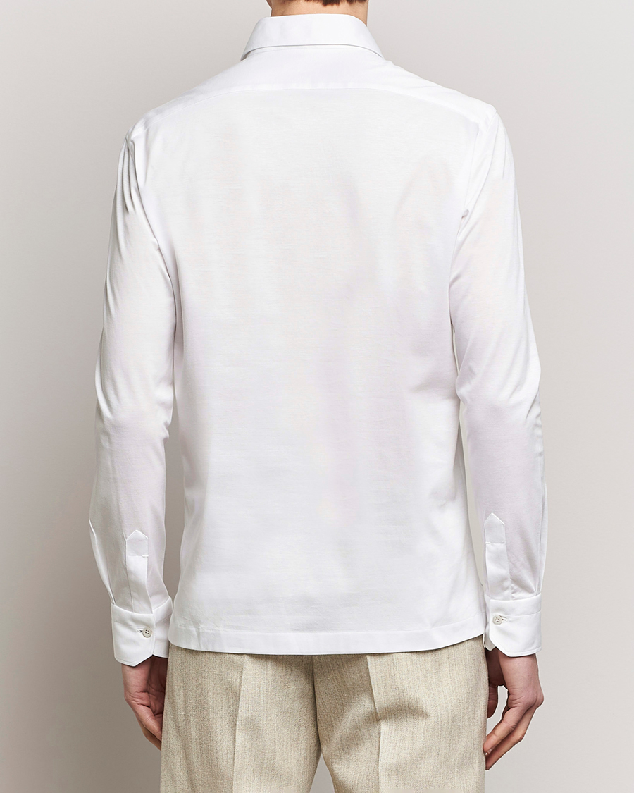 Mies | Kauluspaidat | Kiton | Popover Shirt White