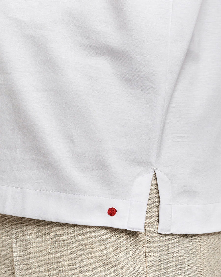 Mies | Kauluspaidat | Kiton | Popover Shirt White