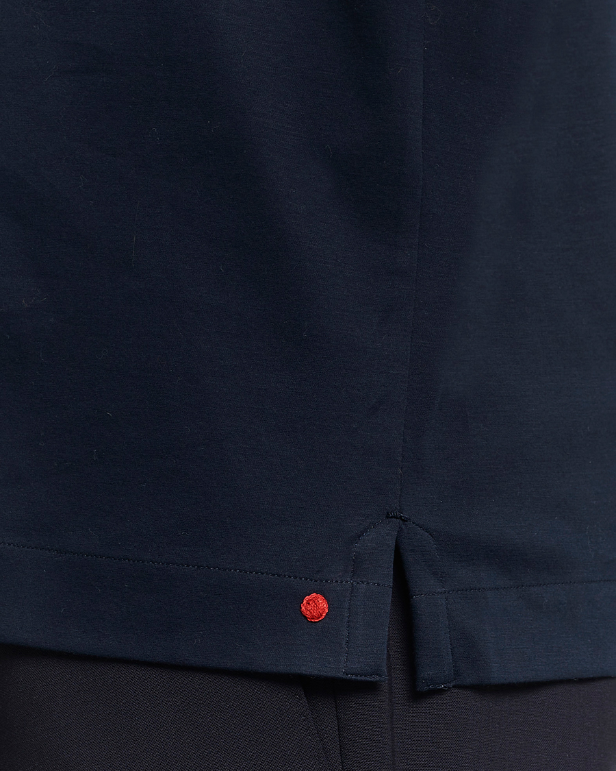 Mies | Kauluspaidat | Kiton | Popover Shirt Navy