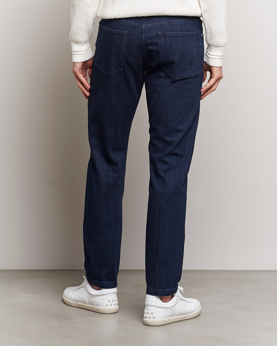 Mies | Farkut | Kiton | Slim Fit 5-Pocket Jeans Dark Indigo