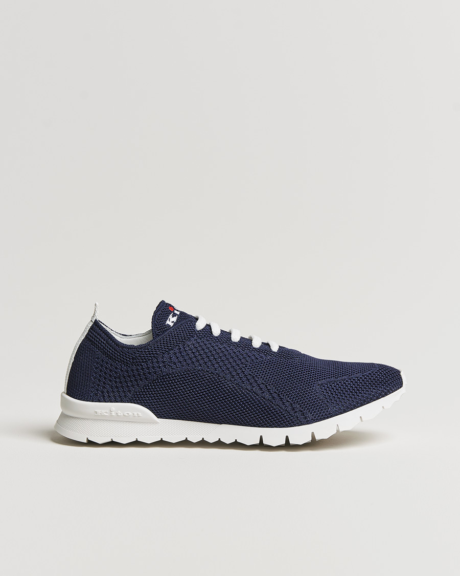 Mies | Kiton Mesh Running Sneakers Navy | Kiton | Mesh Running Sneakers Navy
