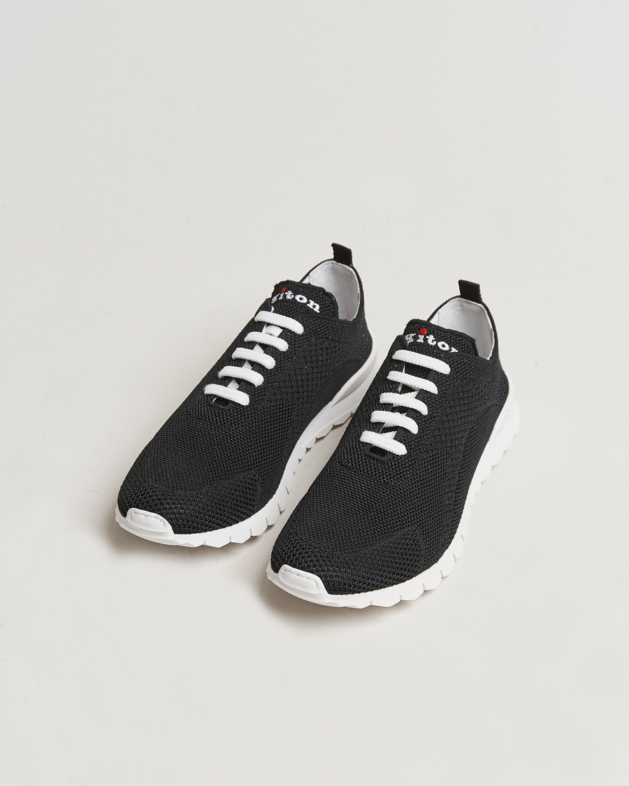 Mies | Kiton Mesh Running Sneakers Black | Kiton | Mesh Running Sneakers Black