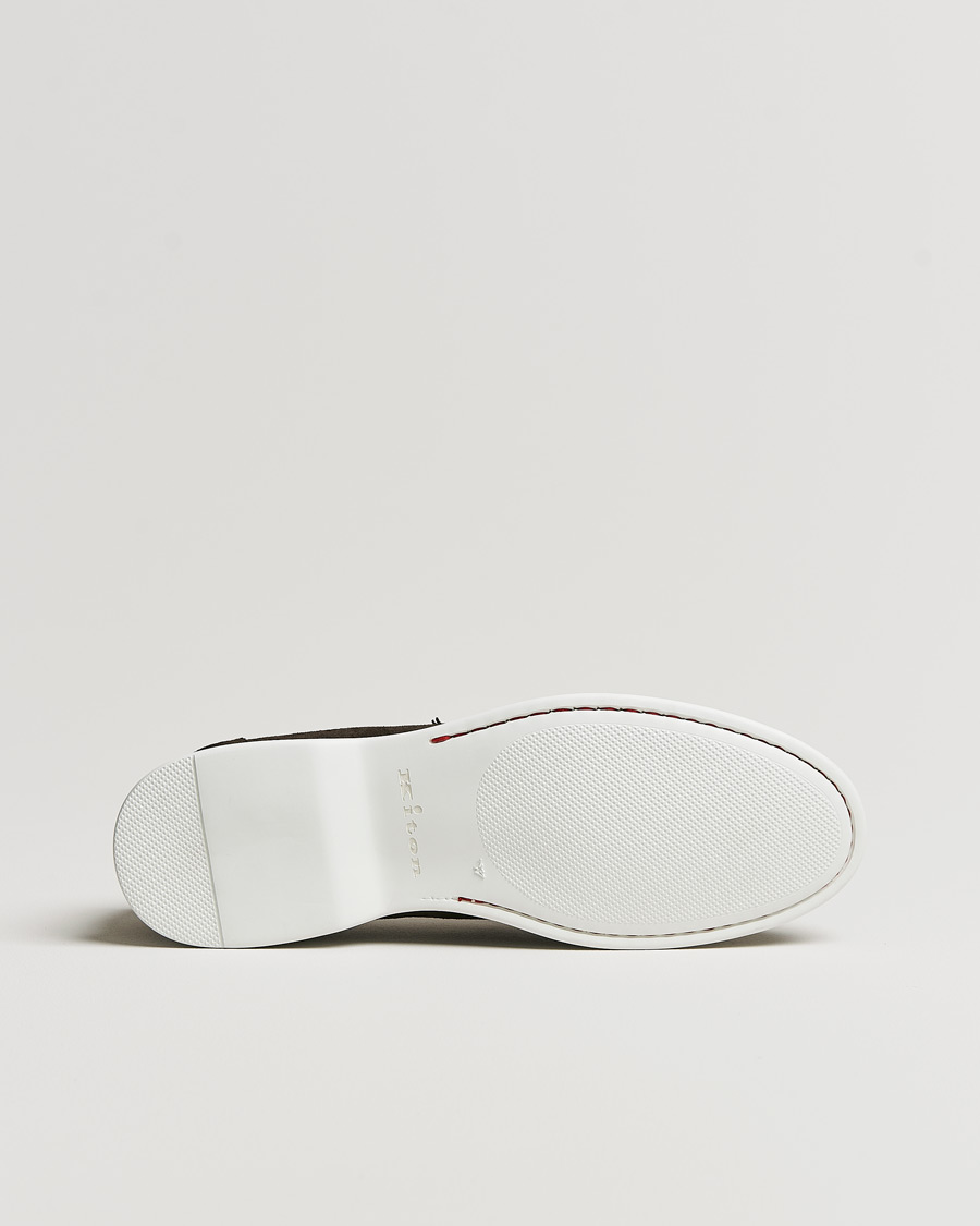 Mies | Kiton Summer Loafers Dark Brown Suede | Kiton | Summer Loafers Dark Brown Suede