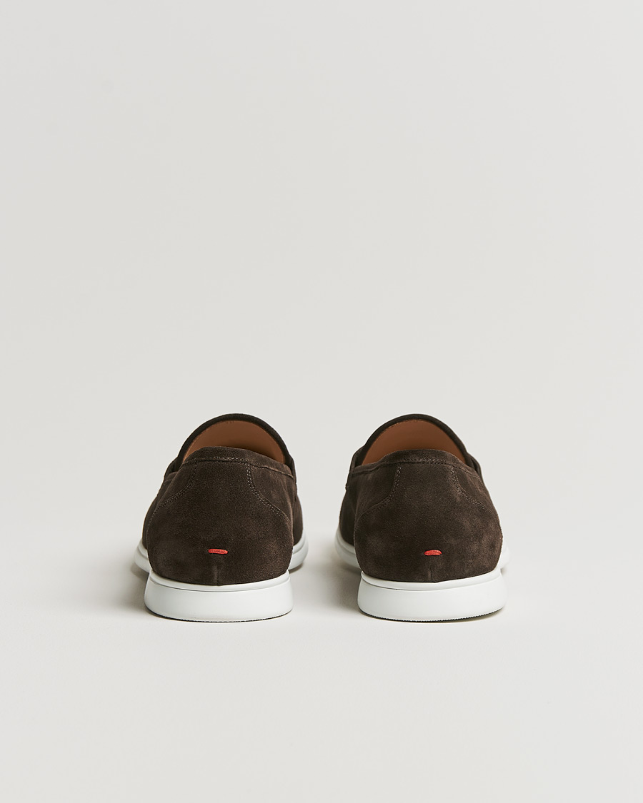 Mies | Kiton Summer Loafers Dark Brown Suede | Kiton | Summer Loafers Dark Brown Suede