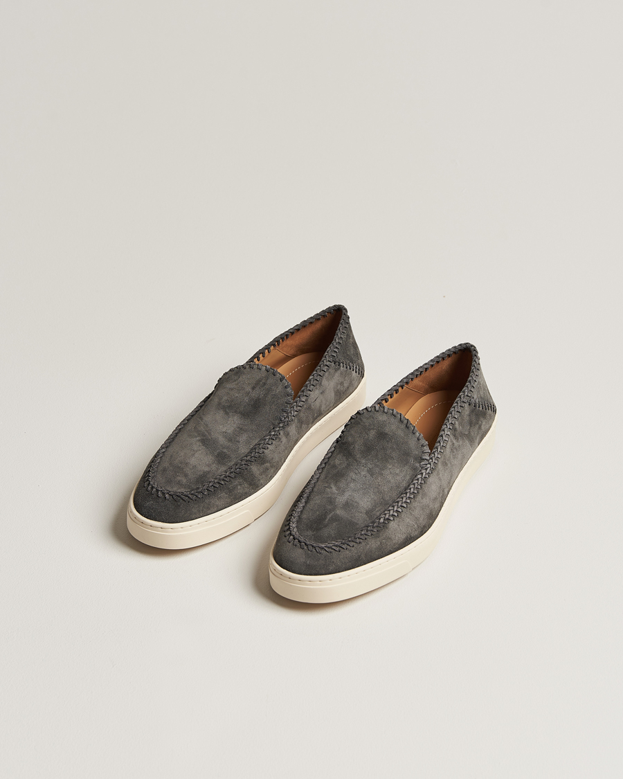 Mies | Giorgio Armani Intrecci Loafers Grey Suede | Giorgio Armani | Intrecci Loafers Grey Suede