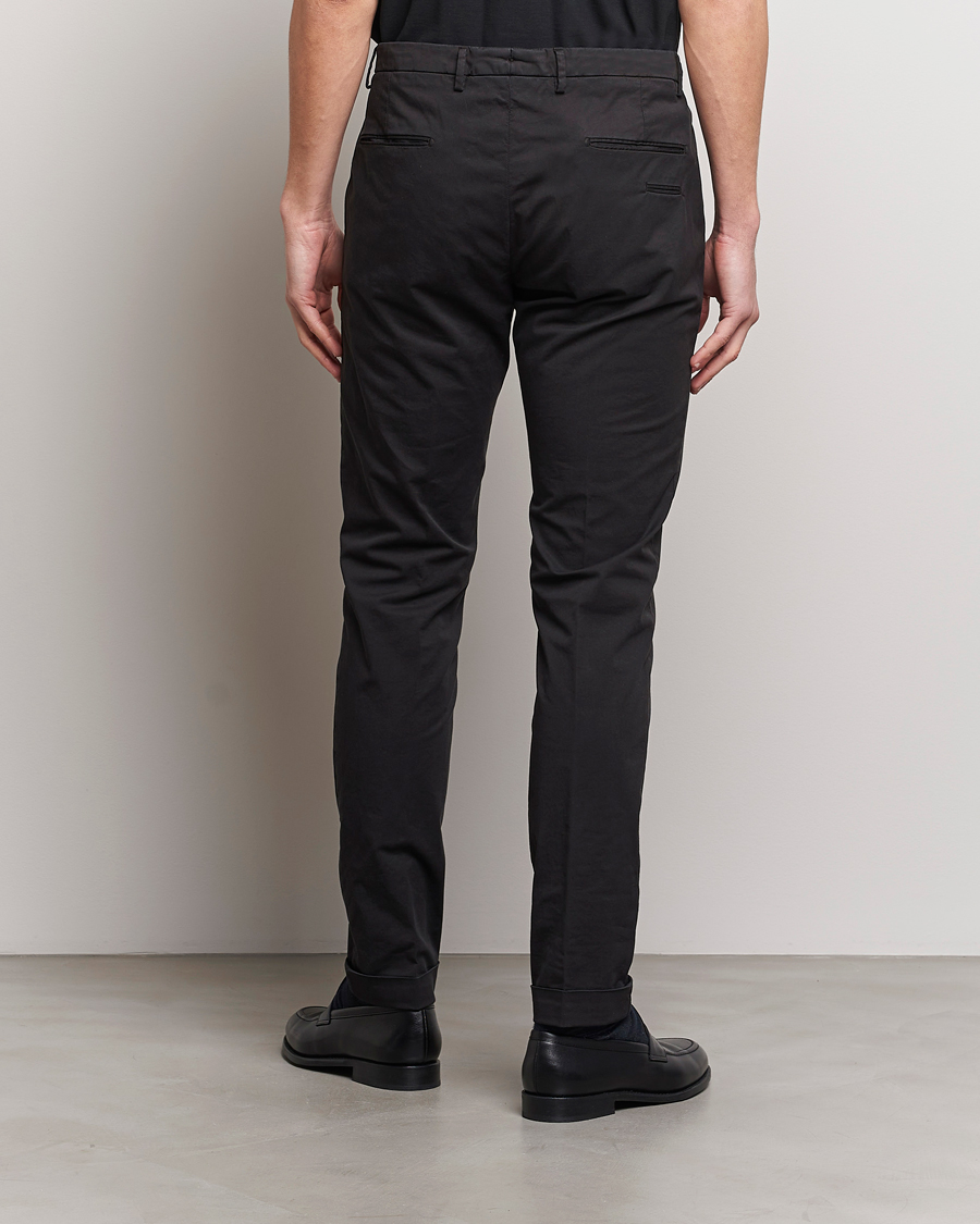 Mies | Housut | Briglia 1949 | Slim Fit Cotton Stretch Chinos Black
