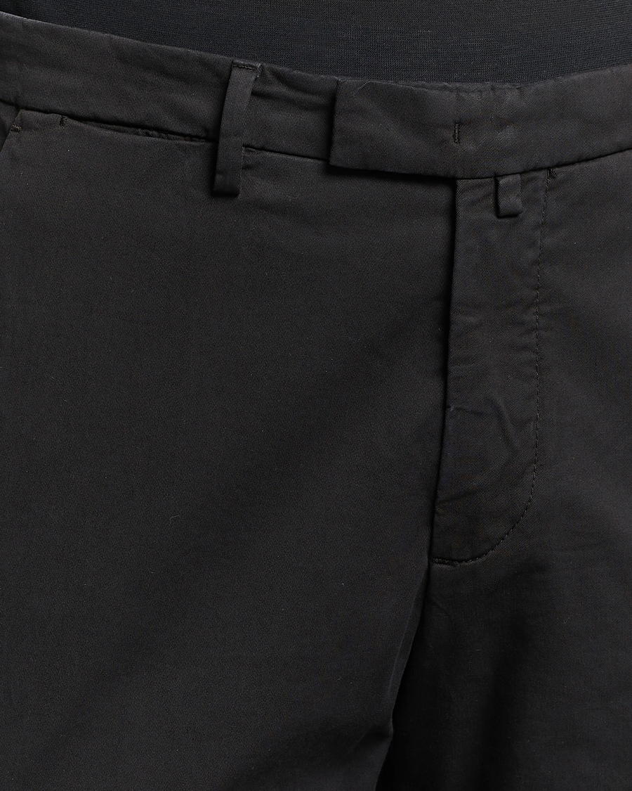 Mies | Housut | Briglia 1949 | Slim Fit Cotton Stretch Chinos Black