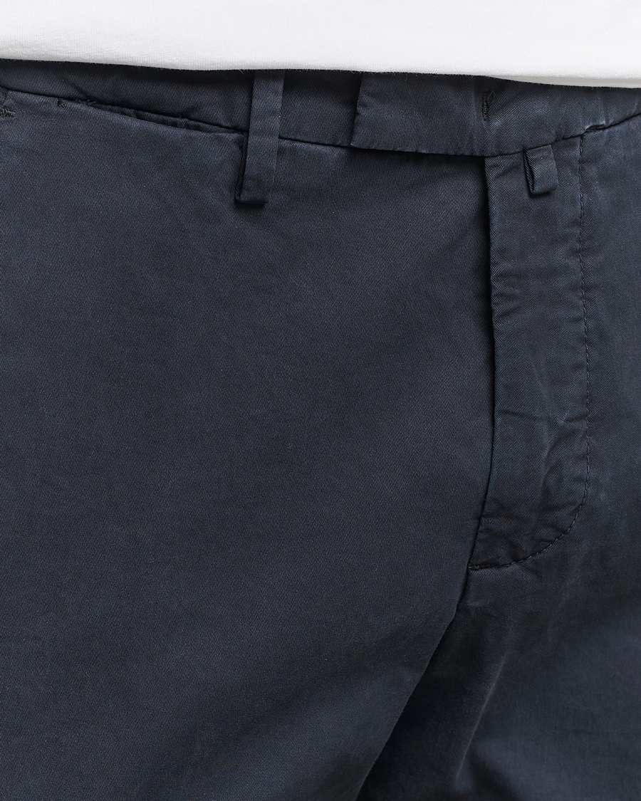 Mies | Housut | Briglia 1949 | Slim Fit Cotton Stretch Chinos Navy