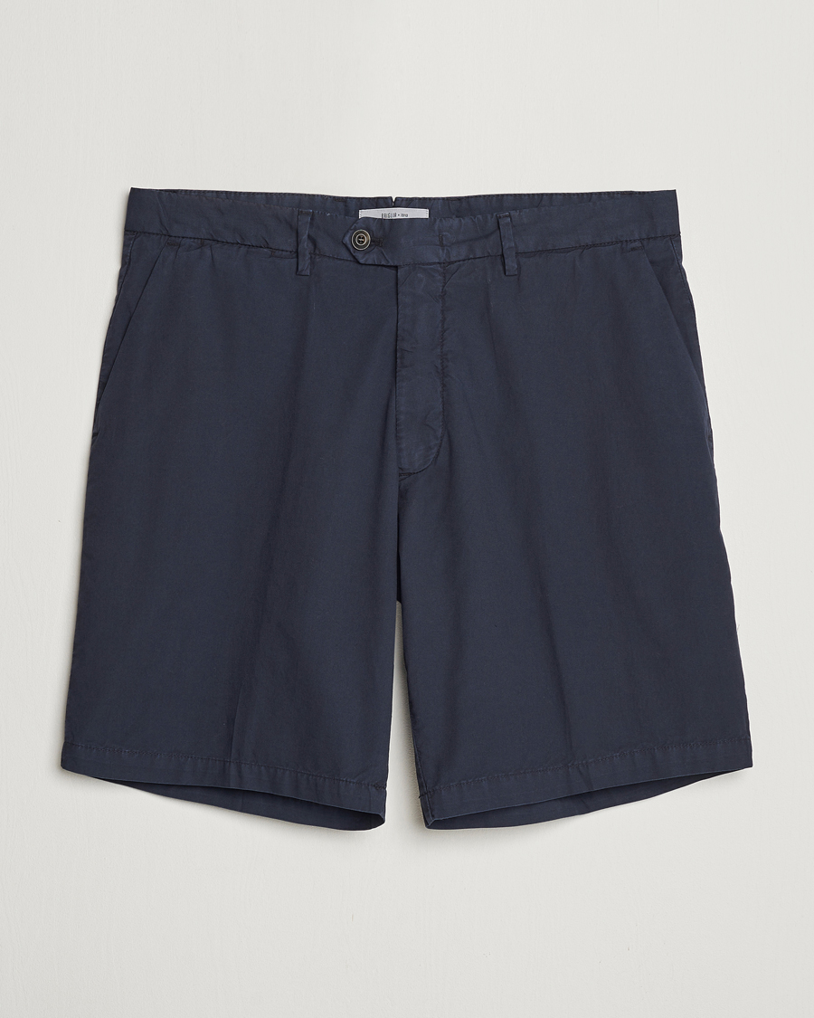 Mies | Shortsit | Briglia 1949 | Easy Fit Cotton Shorts Navy
