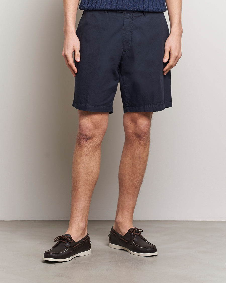 Mies | Chino-shortsit | Briglia 1949 | Easy Fit Cotton Shorts Navy