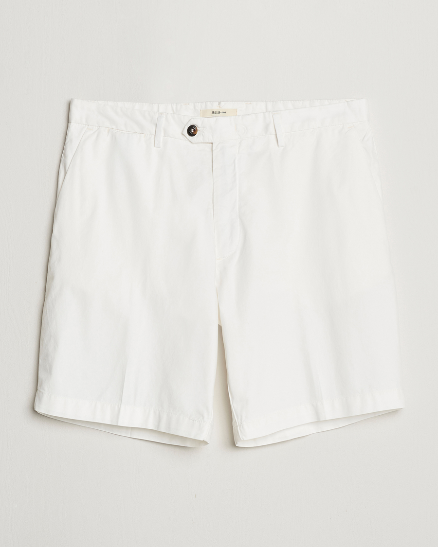 Mies | Shortsit | Briglia 1949 | Easy Fit Cotton Shorts White