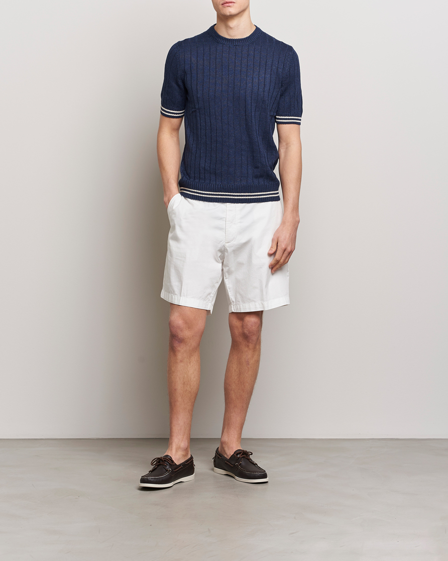 Mies | Shortsit | Briglia 1949 | Easy Fit Cotton Shorts White