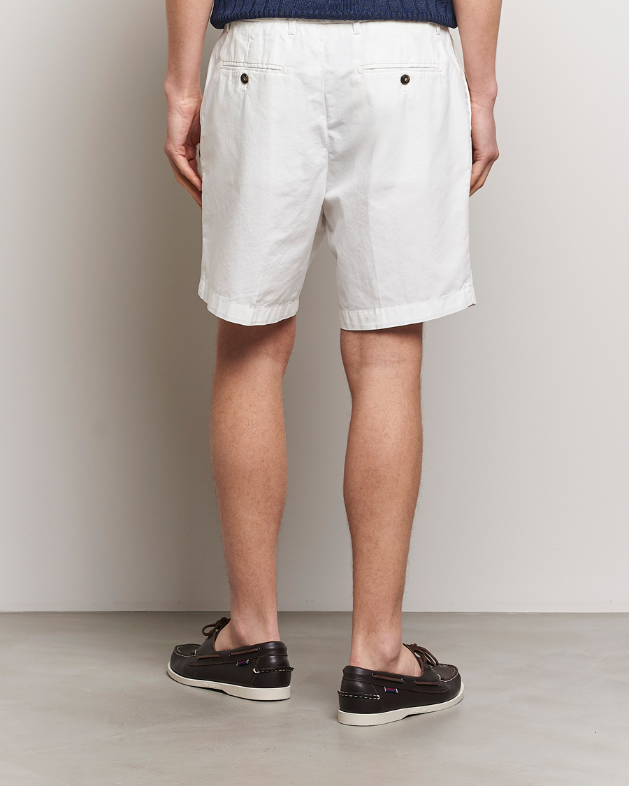 Mies | Shortsit | Briglia 1949 | Easy Fit Cotton Shorts White