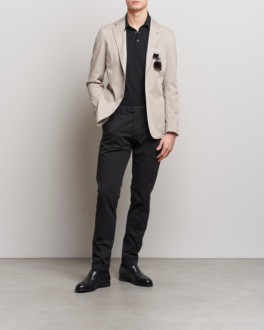 Mies | Pikkutakit | L.B.M. 1911 | Jack Regular Fit Cotton Stretch Blazer Light Grey