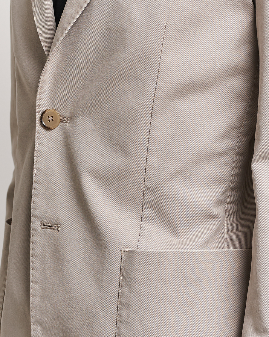 Mies | Pikkutakit | L.B.M. 1911 | Jack Regular Fit Cotton Stretch Blazer Light Grey