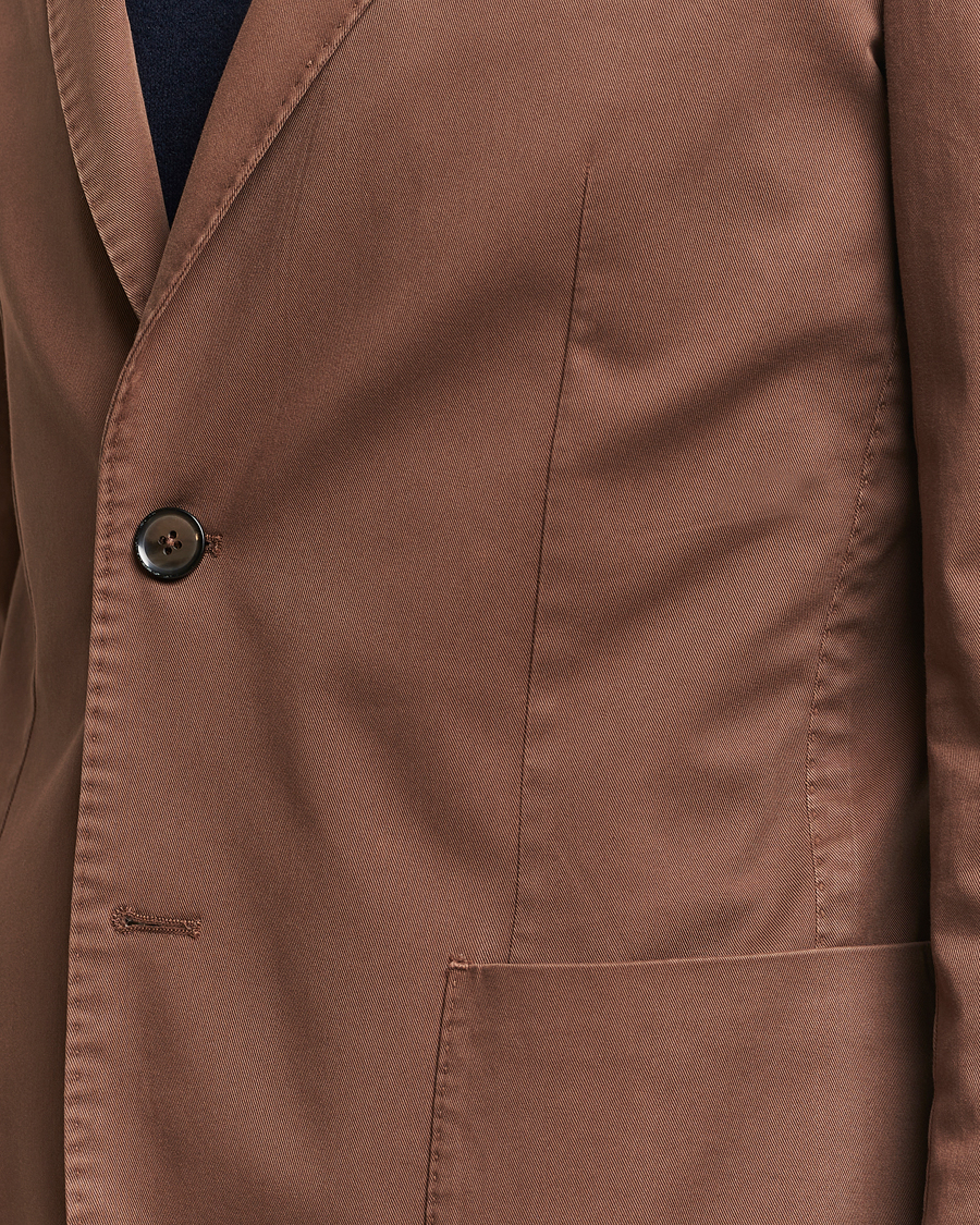 Mies | Pikkutakit | L.B.M. 1911 | Jack Regular Fit Cotton Stretch Blazer Brown